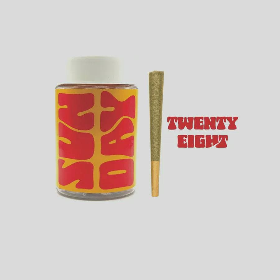 Source image for Sunday - Guava Tart - 28pk 1g Pre Rolls - 28g